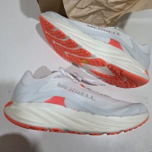 Merrell Women's White and Orange Running Shoes